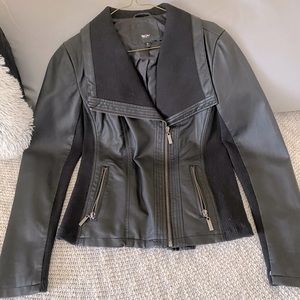 Only worn once…great condition faux leather jacket from Target!